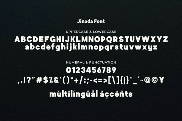Jinada Font PNG with transparent background - Preview 3