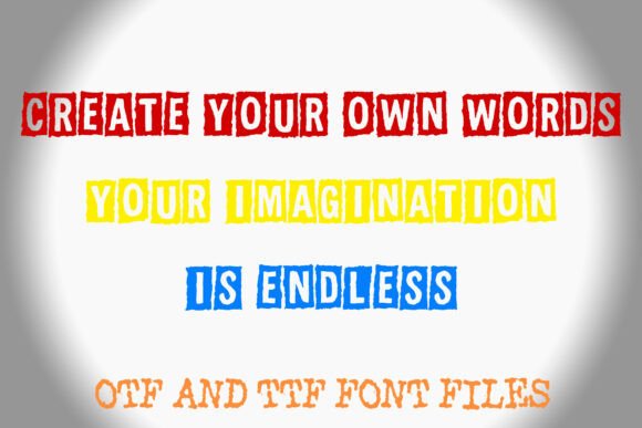 Ransom Punk Font PNG with transparent background - Preview 2