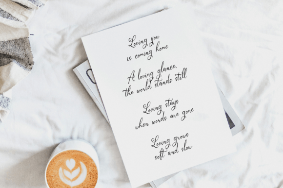 Saphira Amarilli Font PNG with transparent background - Preview 5