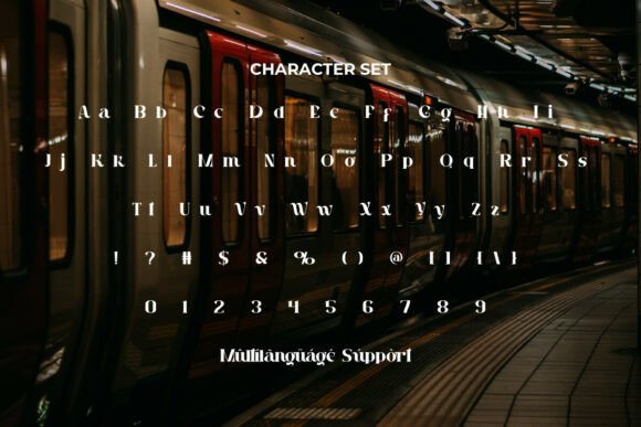 Savage Subway Font PNG with transparent background - Preview 4