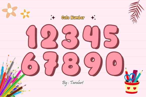 Small Bubble Font PNG with transparent background - Preview 4