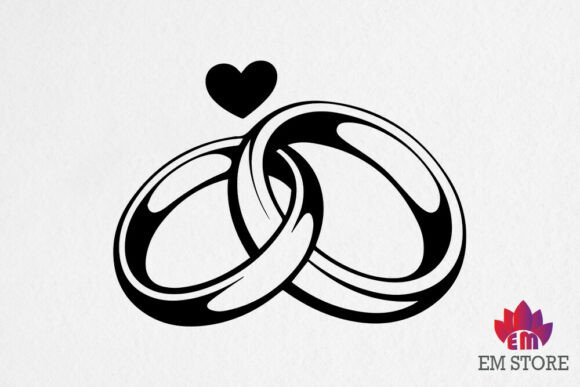 Wedding Ring, Engagement Ring SVG