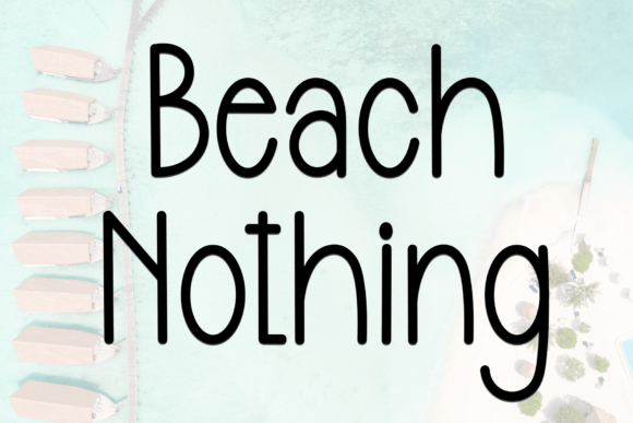 Beach Cocolate Font - Preview 3