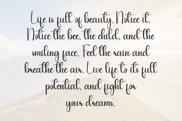 Beautiful Font - Preview 5