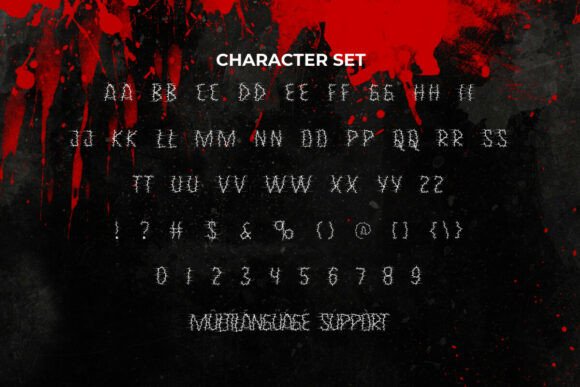 Bloodattack Font - Preview 4