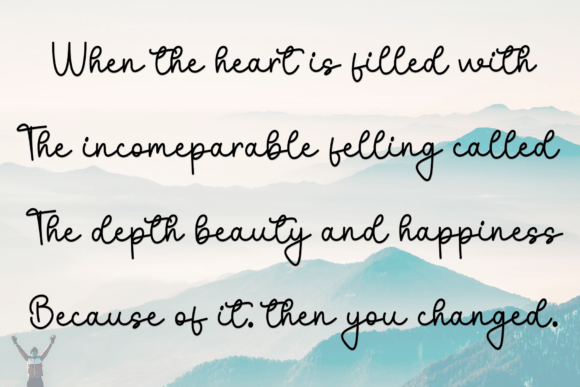 Boy Hiking Font - Preview 6