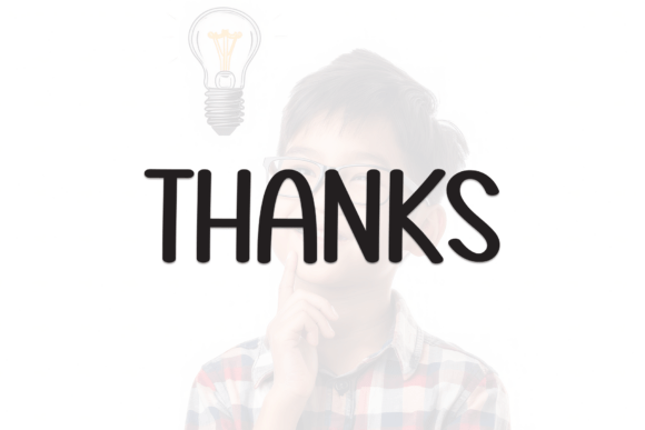 Child Smart Font PNG with transparent background - Preview 6