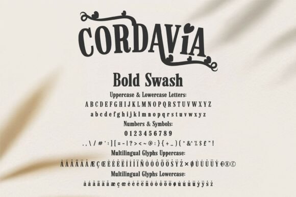 Cordavia Bold Swash Font - Preview 5