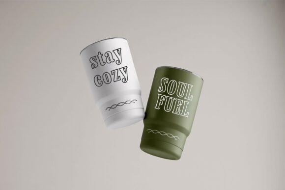 Cordavia Line Font PNG with transparent background - Preview 4