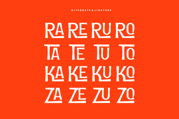Cruqtake Font - Preview 5