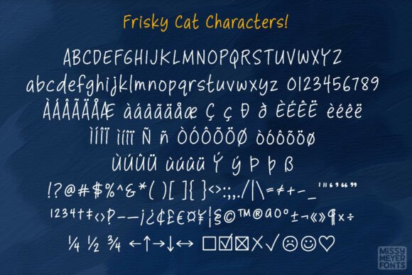Frisky Cat Font - Preview 1