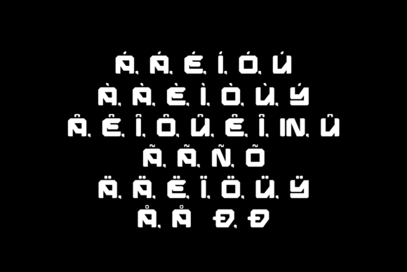 Golden Standar Font PNG with transparent background - Preview 2
