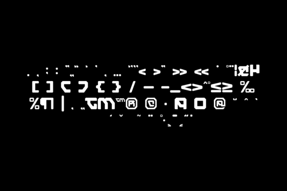 Golden Standar Font PNG with transparent background - Preview 4