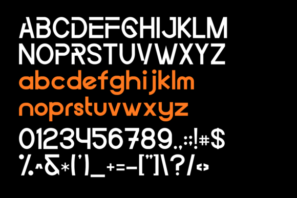 Graven Font PNG with transparent background - Preview 1