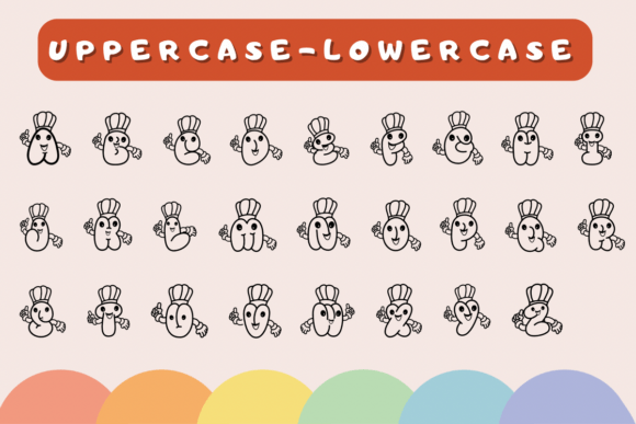 Happy Letter Cooks Font - Preview 1