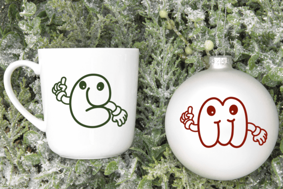 Happy Letter Gang Font PNG with transparent background - Preview 3