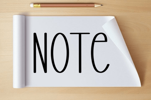 Home Writing Font PNG with transparent background - Preview 4
