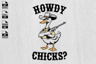 Howdy Chick svg