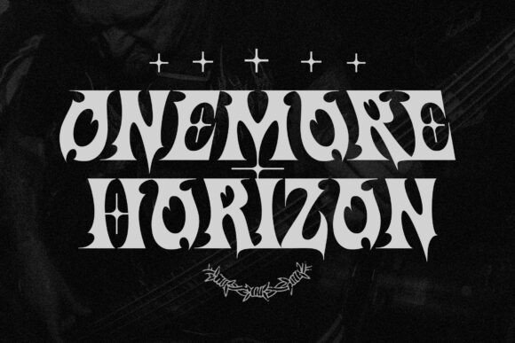 Onemore Font PNG with transparent background - Preview 2