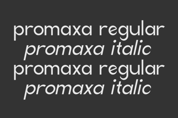 Promaxa Font PNG with transparent background - Preview 4