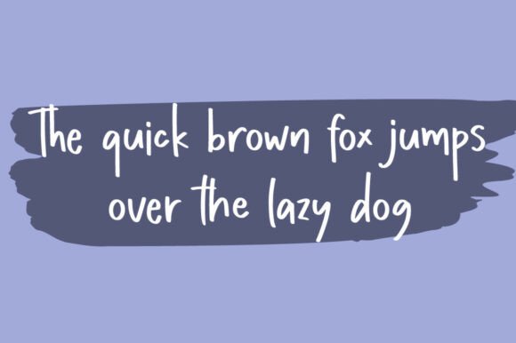 Quirky Writing Font PNG with transparent background - Preview 1