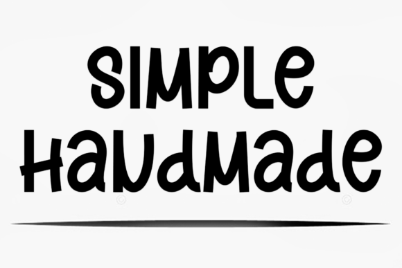 Simple Whiskey Font PNG with transparent background - Preview 1