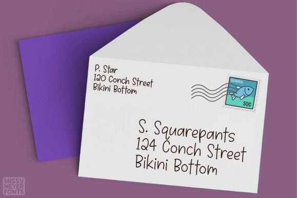 Sketchy Gossip Font PNG with transparent background - Preview 5