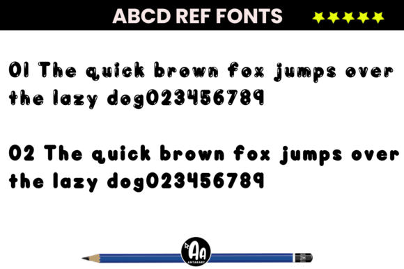 Abcd Ref Balloons Font - Preview 1