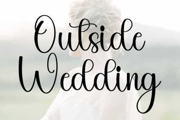 Camping Wedding Font - Preview 2