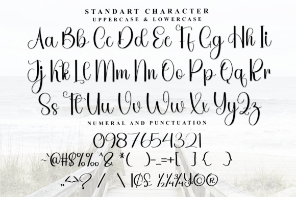Camping Wedding Font - Preview 5