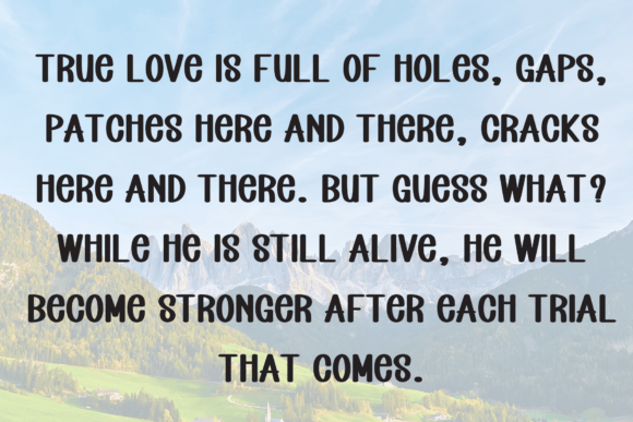 Comic Honey Font PNG with transparent background - Preview 5
