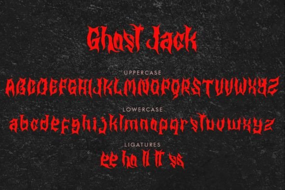 Ghost Jack Font - Preview 4