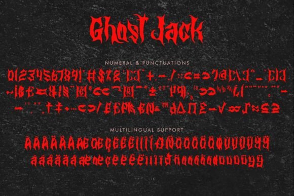 Ghost Jack Font - Preview 5