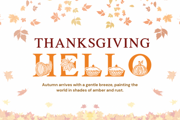 Happy Thanksgiving Font - Preview 5