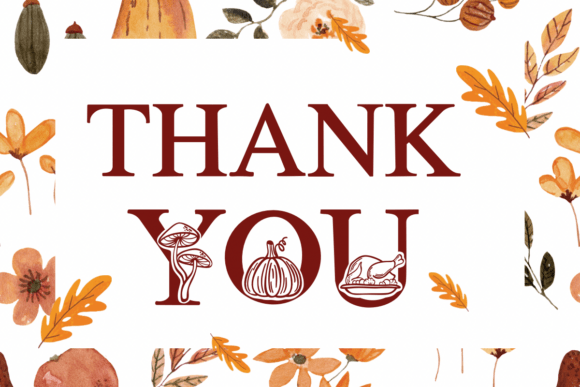 Happy Thanksgiving Font - Preview 6