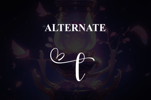 Magical Element Font PNG with transparent background - Preview 6