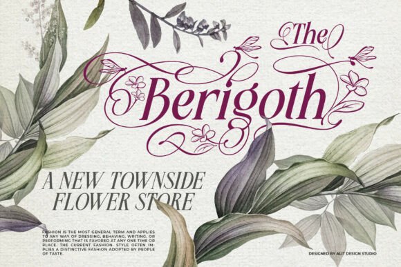 Meillona Font PNG with transparent background - Preview 1