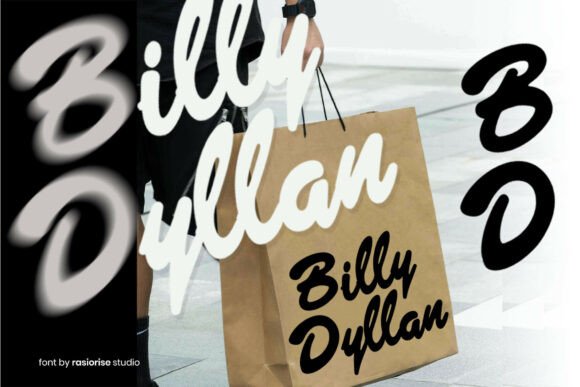 Pluid Font PNG with transparent background - Preview 2