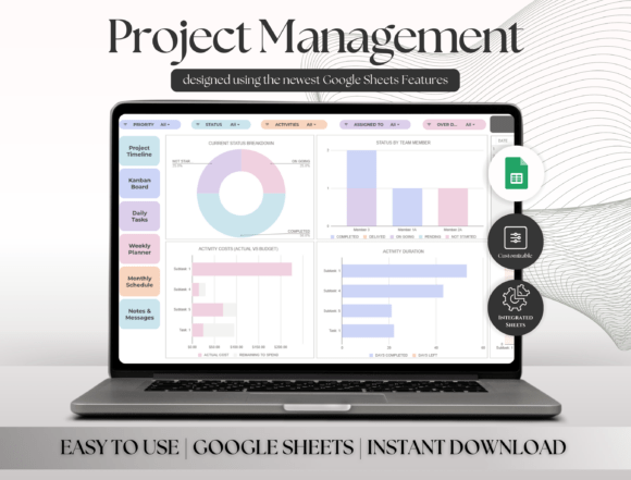 Project Management Spreadsheet
