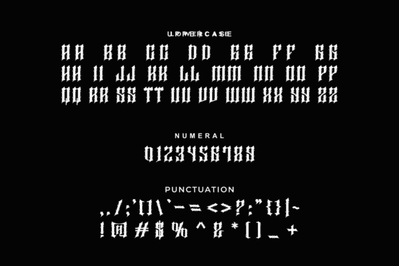 Rock Glempo Font PNG with transparent background - Preview 5