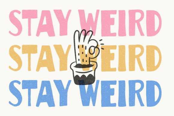 Rocket Doodle Font PNG with transparent background - Preview 5