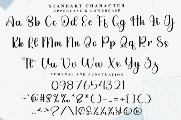 Simple Bigday Font PNG with transparent background - Preview 4