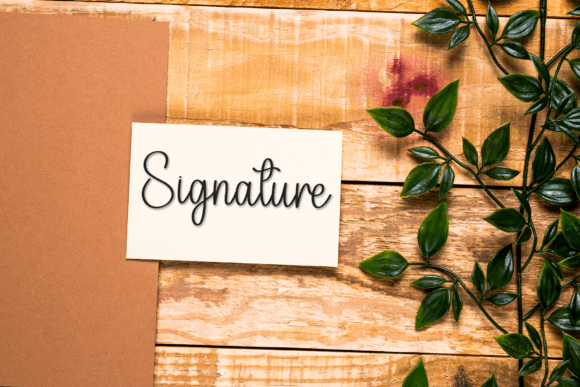 Autography Font - Preview 4