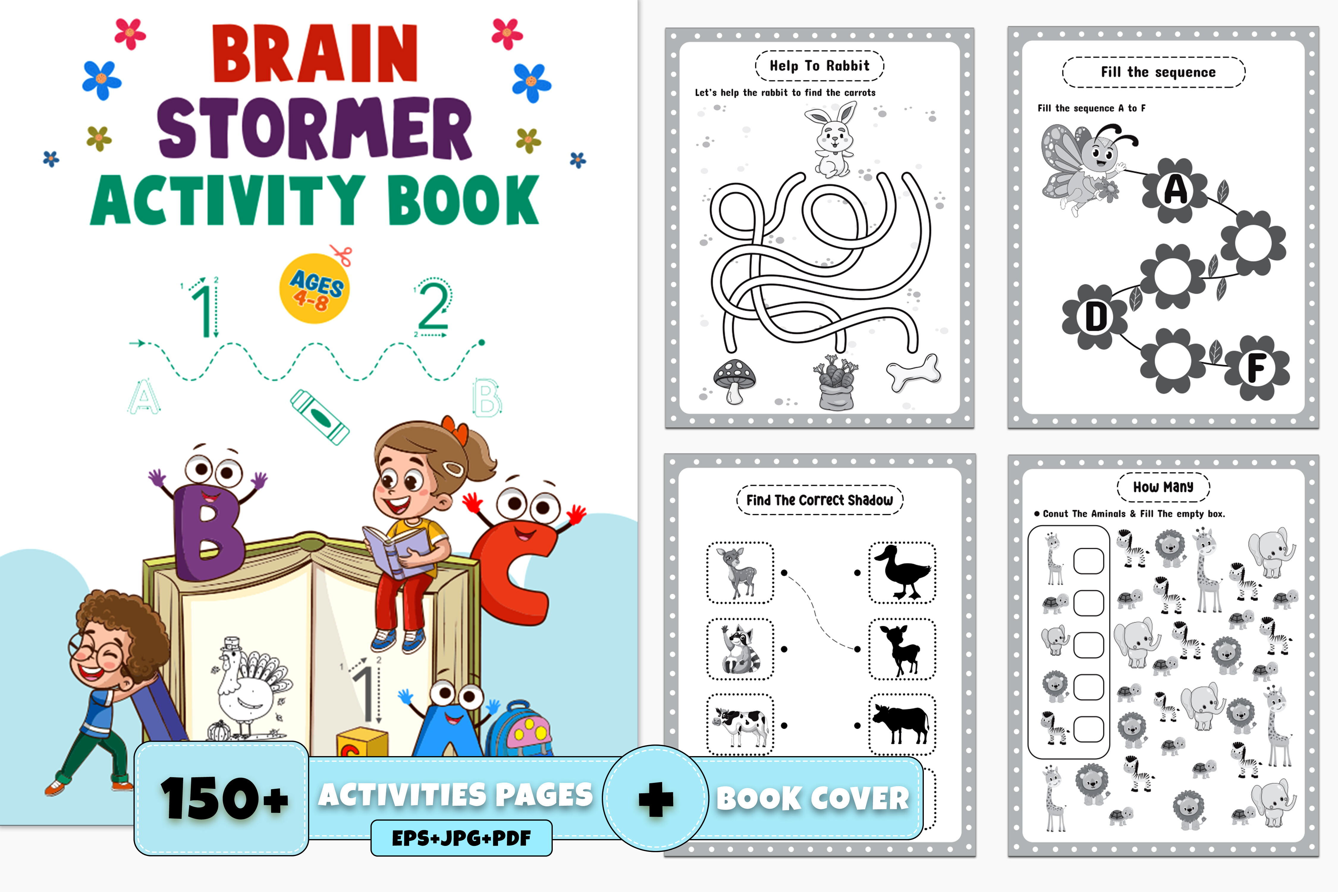 Brain Stormer Activity Book Graphic