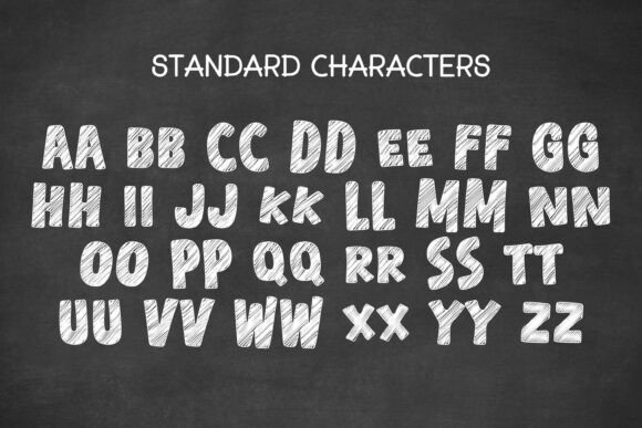 Chalkiechalk Font - Preview 1