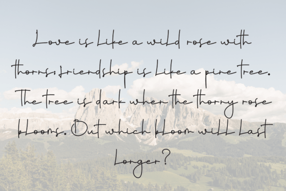 Countryroad Font PNG with transparent background - Preview 5