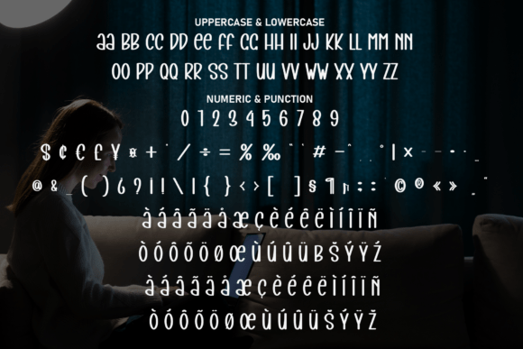 Home Midnight Font PNG with transparent background - Preview 6