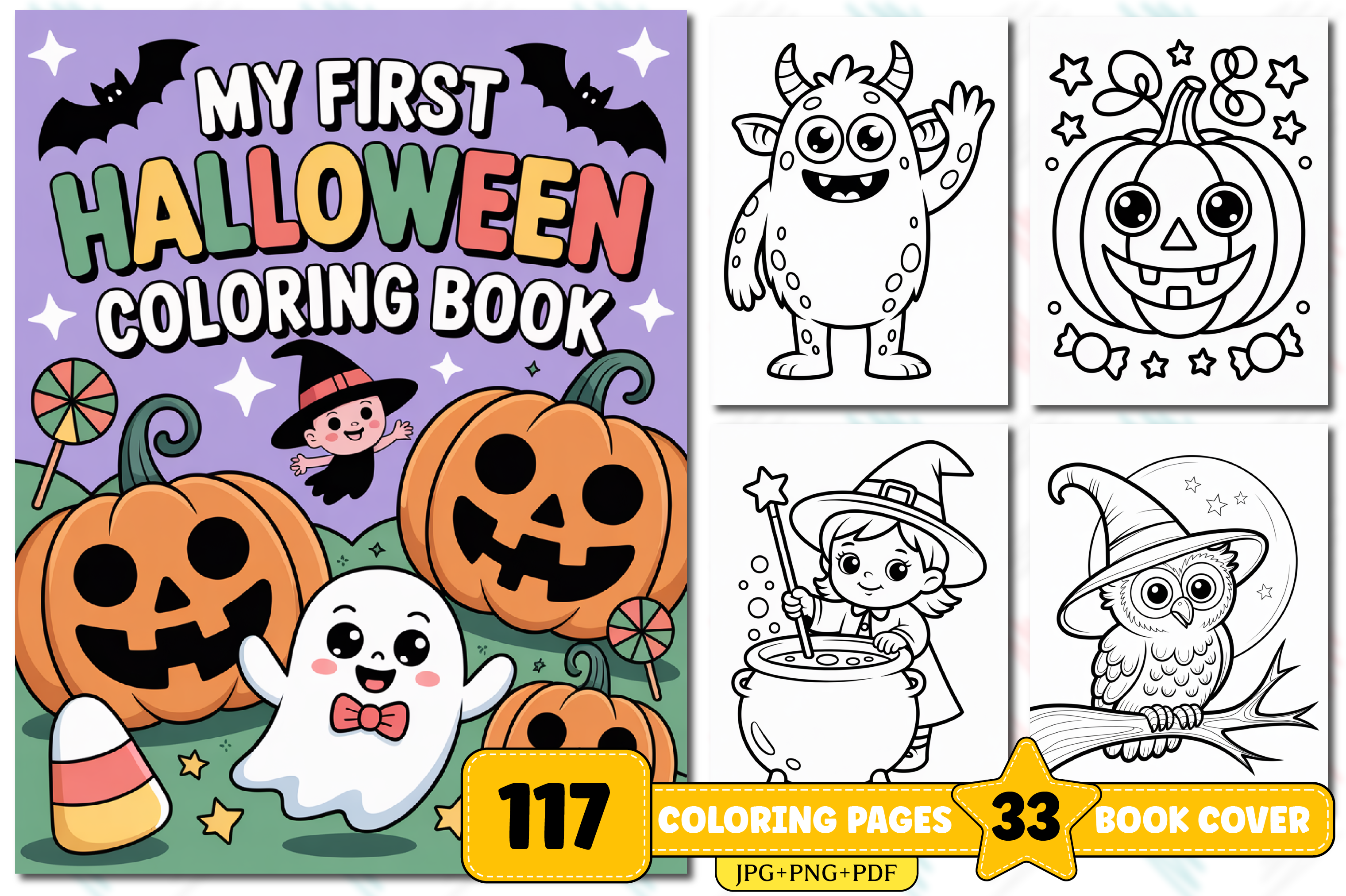 My First Halloween Coloring Book