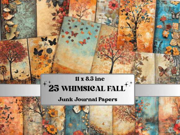 Whimsical Fall Mixed Media Papers