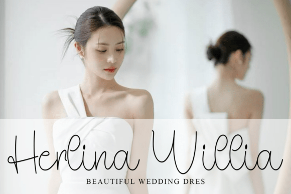 Angela Calligraphy Font - Preview 1
